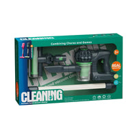 HKM-569043 Electric Combing Chores Game Vacuum Cleaner Toy for Kids Ages 2-7, Interactive Cleaning Tool