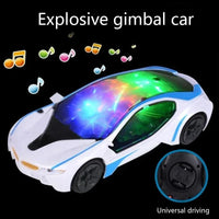 HKM-569171 3D LED Flashing Light Supercar Electric Toy for Kids Ages 2-13