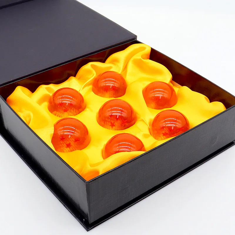 7 Stars Dragon Crystal Ball 5.7cm Anime Figure Collectible Orange Ornament