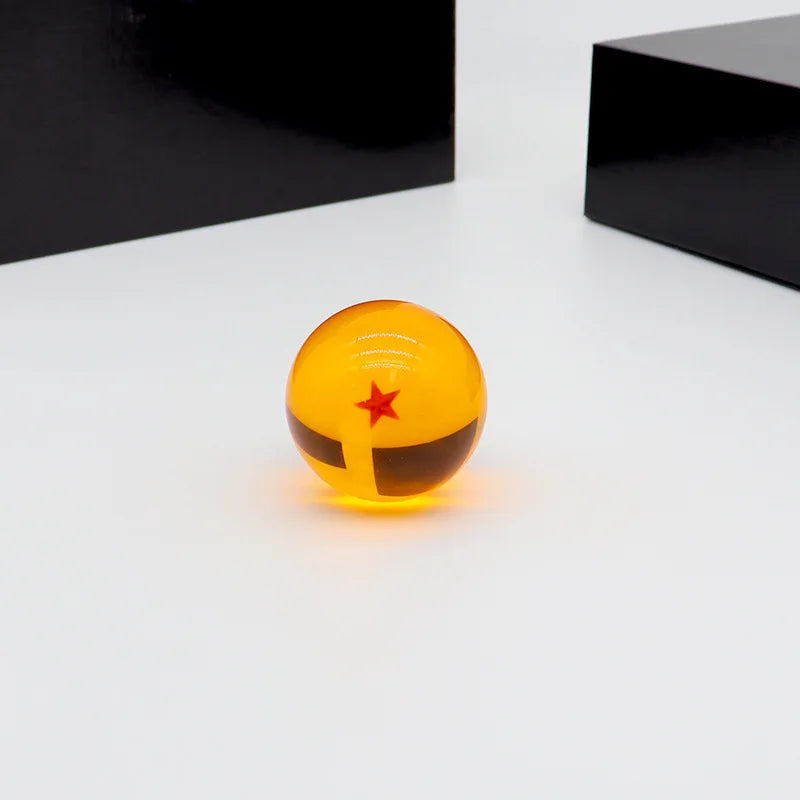 7 Stars Dragon Crystal Ball 5.7cm Anime Figure Collectible Orange Ornament