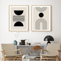 HKM-569363 Bohemian Floral Body Line Canvas Art Print - Abstract Matisse Design