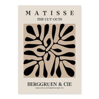 HKM-569363 Bohemian Floral Body Line Canvas Art Print - Abstract Matisse Design