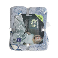 HKM-569363 Luminous Starry Sky Flannel Blanket for Children - Super Soft Coral Fleece, Glow-in-the-Dark Design