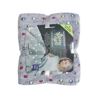 HKM-569363 Luminous Starry Sky Flannel Blanket for Children - Super Soft Coral Fleece, Glow-in-the-Dark Design