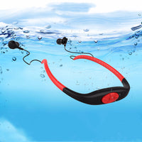 HKM-569427 2-in-1 Wireless Bluetooth Earphones with MP3 Player, 8GB, IPX8 Waterproof, Neckband Stereo Headset with Mic