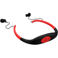 HKM-569427 2-in-1 Wireless Bluetooth Earphones with MP3 Player, 8GB, IPX8 Waterproof, Neckband Stereo Headset with Mic