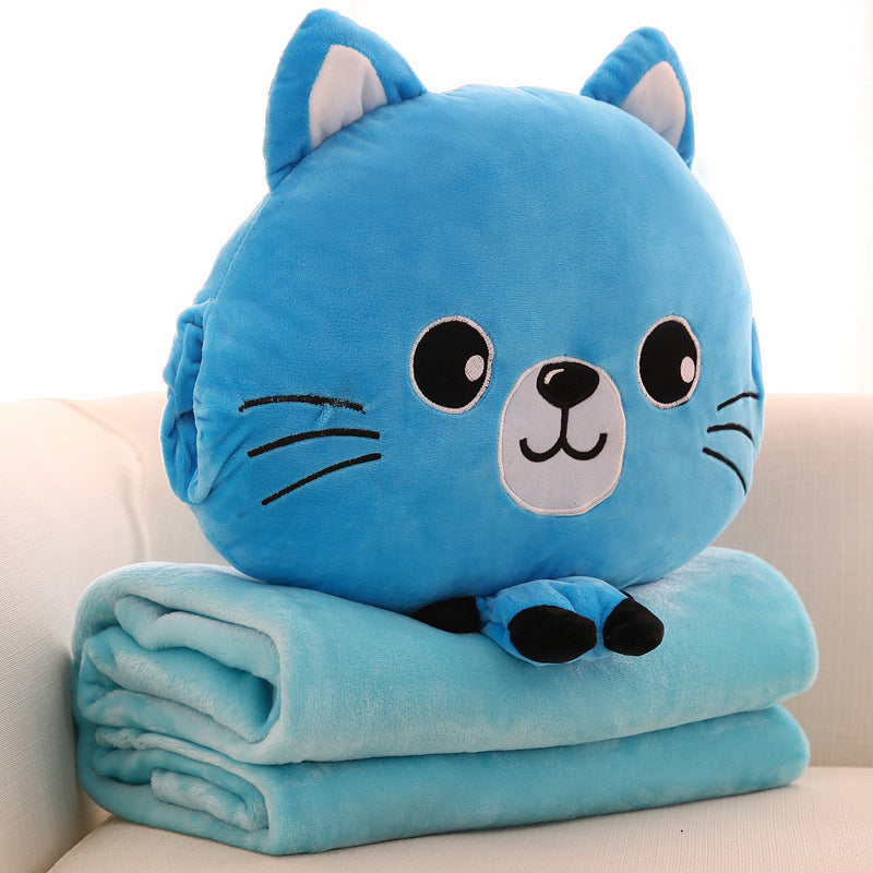 HKM-569491 Cozy Air Conditioner Duvet – Plush Cover, Multiple Cute Designs, 110x150 cm