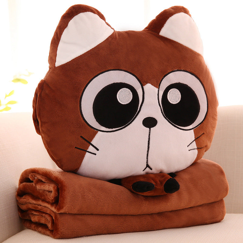HKM-569491 Cozy Air Conditioner Duvet – Plush Cover, Multiple Cute Designs, 110x150 cm