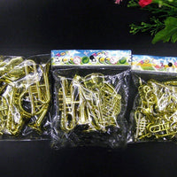 HKM-569491 Small Musical Instrument Christmas Tree Decorations - Plastic Resin Miniatures for Crafting and DIY Accessories