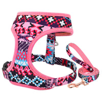 HKM-569555 Trendy Breathable Chest Strap Harness for Small and Medium Dogs - Available in Blue, Purple, Orange