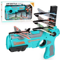 HKM-569619 Continuous Ejection Aircraft Launchers for Soft Bullet Flight Play - Ideal for Outdoor Sports and Shooting Games