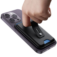 HKM-569619 Magnetic Card Holder Bracket in Midnight Black and Sugar Brown, Upgraded Versions Available