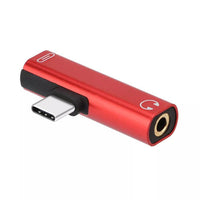 HKM-569747 Type-C Two-in-One Charging and Audio Adapter for Calls, Music, and Fast Charging