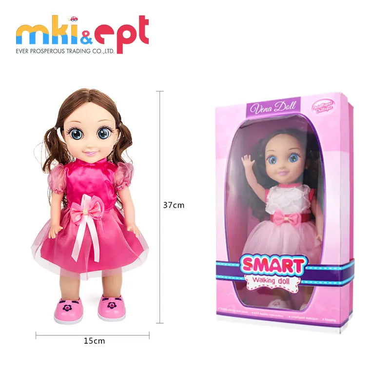 HKM-570003 Dancing Music Doll Outfit for Kids - Adorable Educational Toy for Girls Ages 2-7