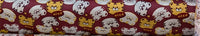 HKM-570195 Cartoon Panda and Tiger 100% Cotton Twill Fabric - 160cm Wide