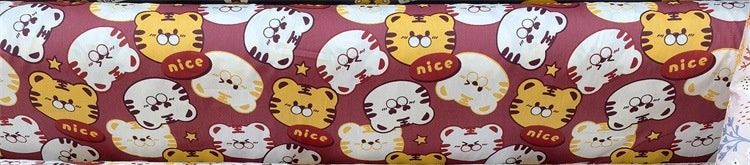 HKM-570195 Cartoon Panda and Tiger 100% Cotton Twill Fabric - 160cm Wide