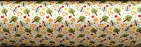 HKM-570195 Cartoon Panda and Tiger 100% Cotton Twill Fabric - 160cm Wide