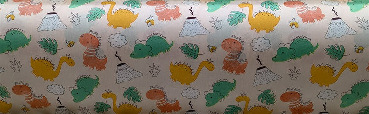 HKM-570195 Cartoon Panda and Tiger 100% Cotton Twill Fabric - 160cm Wide