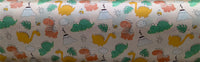 HKM-570195 Cartoon Panda and Tiger 100% Cotton Twill Fabric - 160cm Wide
