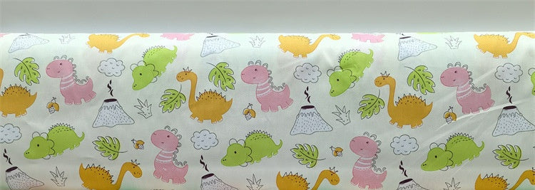 HKM-570195 Cartoon Panda and Tiger 100% Cotton Twill Fabric - 160cm Wide