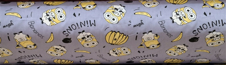 HKM-570195 Cartoon Panda and Tiger 100% Cotton Twill Fabric - 160cm Wide