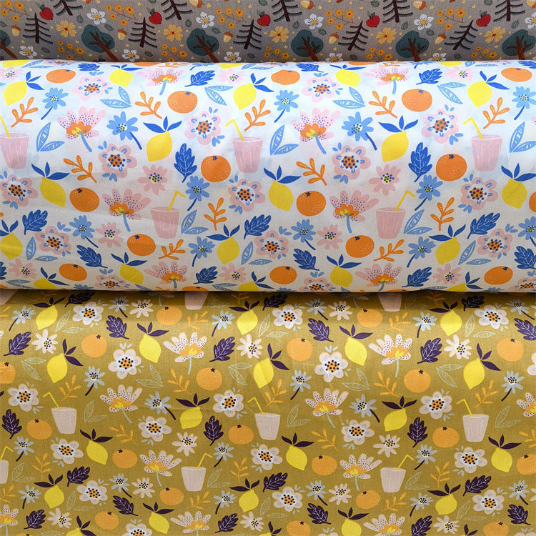 HKM-570195 Cartoon Panda and Tiger 100% Cotton Twill Fabric - 160cm Wide