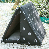 HKM-570323 Cozy Plush Deep Sleep Nest for Cats and Small Dogs - Soft Semi-Closed Design