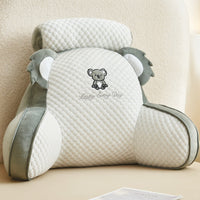 HKM-570323 Large Soft Pack Bed Cushion Pillow - Plush & Velvet Options, Removable Cover, Various Patterns