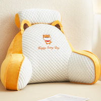 HKM-570323 Large Soft Pack Bed Cushion Pillow - Plush & Velvet Options, Removable Cover, Various Patterns