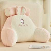 HKM-570323 Large Soft Pack Bed Cushion Pillow - Plush & Velvet Options, Removable Cover, Various Patterns