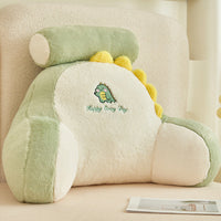 HKM-570323 Large Soft Pack Bed Cushion Pillow - Plush & Velvet Options, Removable Cover, Various Patterns