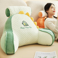 HKM-570323 Large Soft Pack Bed Cushion Pillow - Plush & Velvet Options, Removable Cover, Various Patterns