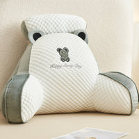 HKM-570323 Large Soft Pack Bed Cushion Pillow - Plush & Velvet Options, Removable Cover, Various Patterns