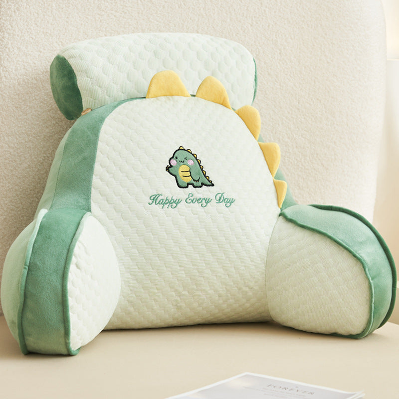 HKM-570323 Large Soft Pack Bed Cushion Pillow - Plush & Velvet Options, Removable Cover, Various Patterns
