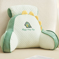 HKM-570323 Large Soft Pack Bed Cushion Pillow - Plush & Velvet Options, Removable Cover, Various Patterns