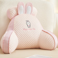 HKM-570323 Large Soft Pack Bed Cushion Pillow - Plush & Velvet Options, Removable Cover, Various Patterns