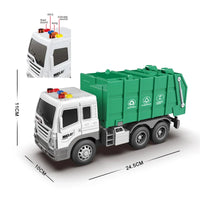 HKM-570323 Multifunctional 1:16 City Sanitation Truck Toy with Sound and Music for Ages 2-4
