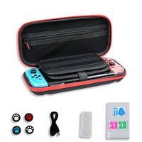 HKM-570387 Toughened Film Protective Shell Bracket Set for Game Consoles - Eco-friendly EVA, Includes Carry Case and Accessories