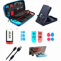 HKM-570387 Toughened Film Protective Shell Bracket Set for Game Consoles - Eco-friendly EVA, Includes Carry Case and Accessories
