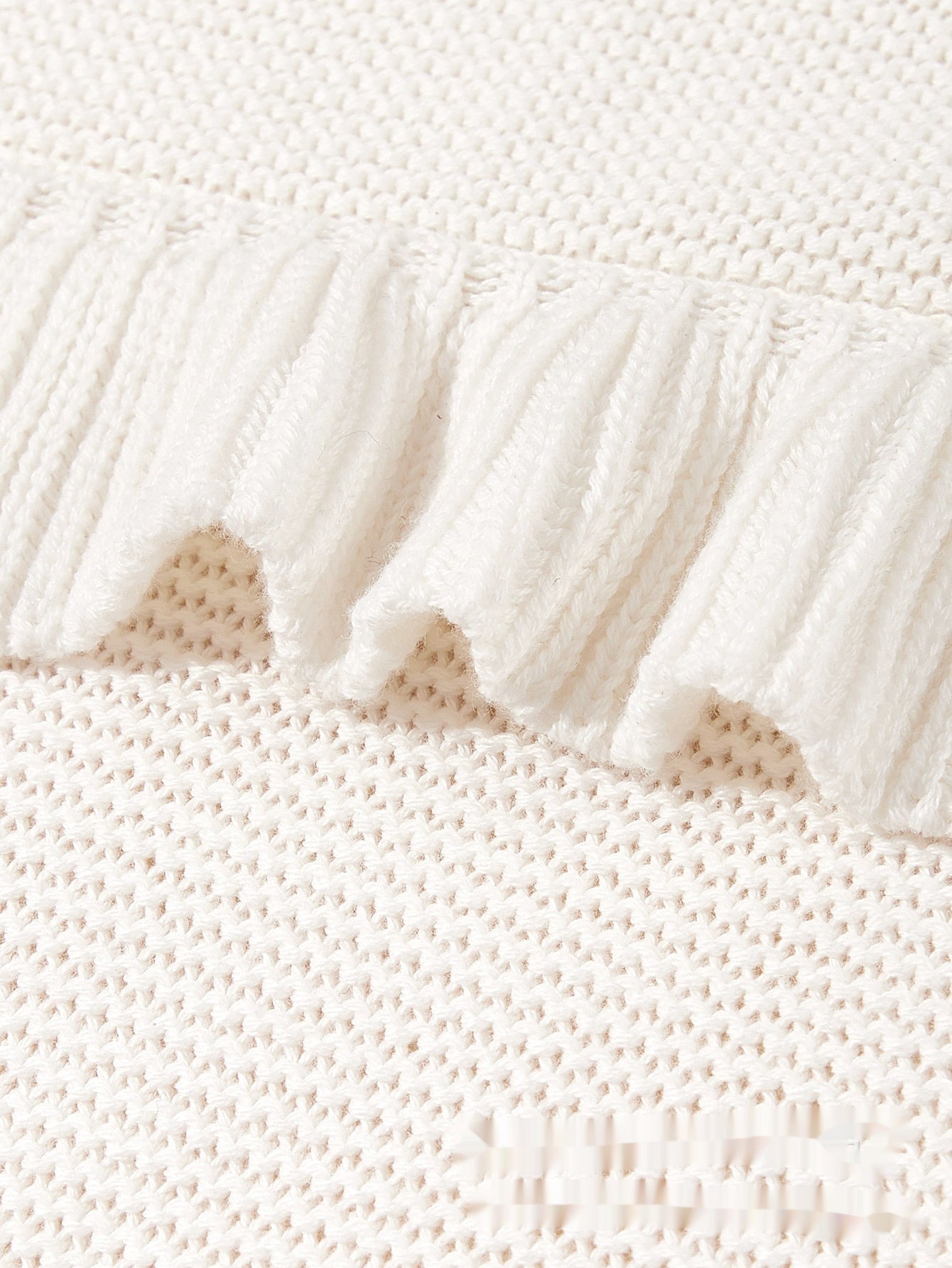 HKM-570515 Soft Pure Cotton Baby Blanket with Ruffles - All-Season Multi-Color Options
