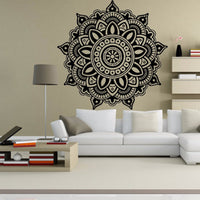 HKM-570515 Waterproof PVC Bedroom Wall Sticker - Black Mural, 57x57cm Decorative Design