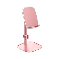 HKM-570579 Adjustable Aluminum Alloy Tablet and Phone Stand with Silicone Grip - Black/Silver/Rose Gold