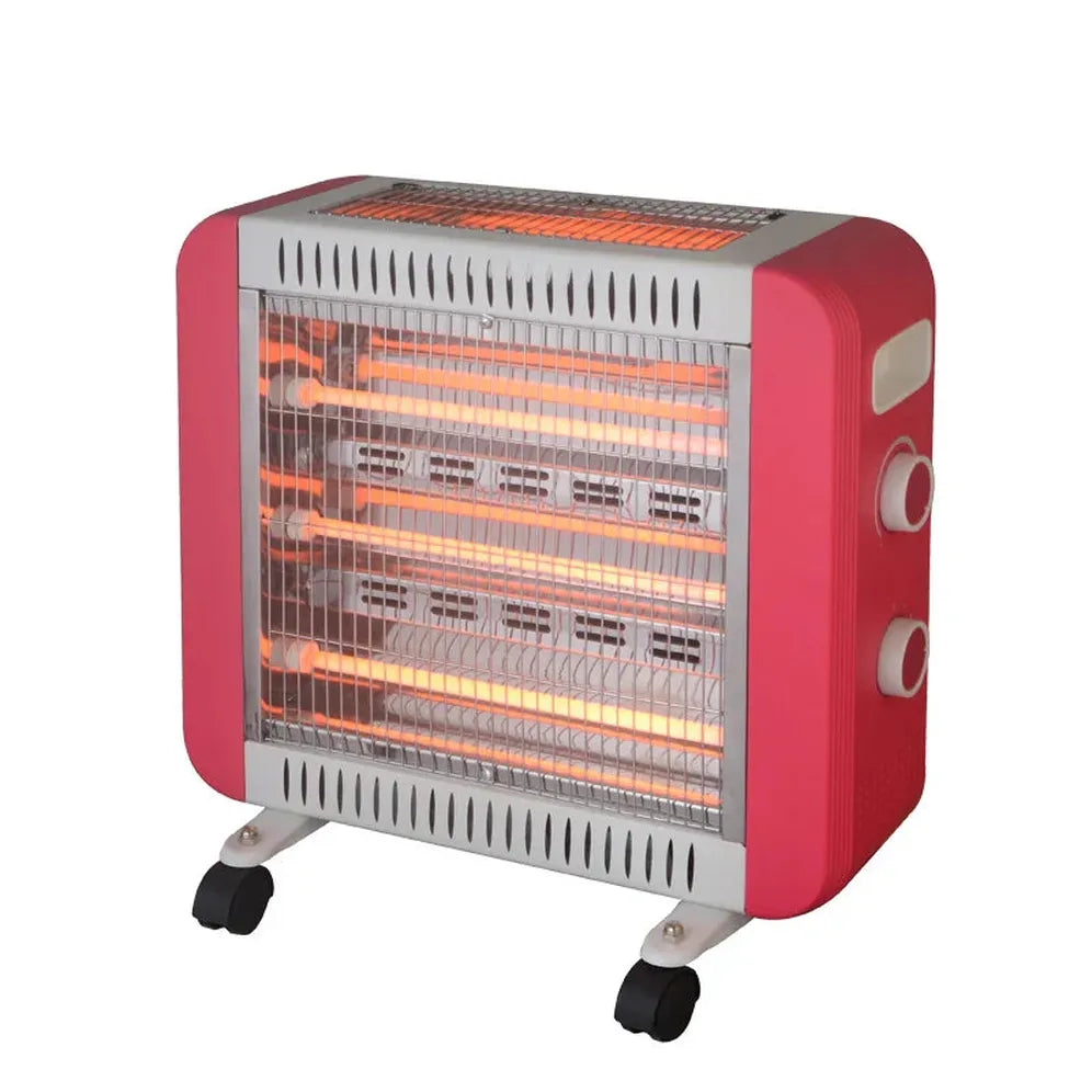 KTX-570707 Freestanding Portable Infrared Ceramic Heater with Carbon Fibre Technology for Home and Patio, Low Energy Silent Operation