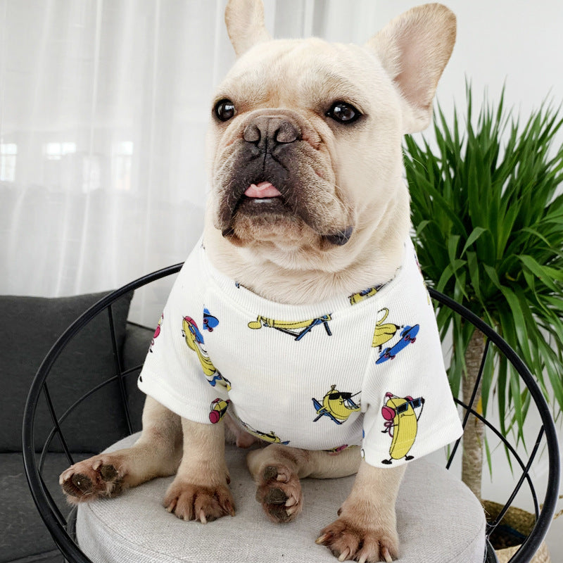 HKM-570771 Casual Matching Dog and Parent Outfit Set - Comfortable Two-Legged Clothing in Various Sizes