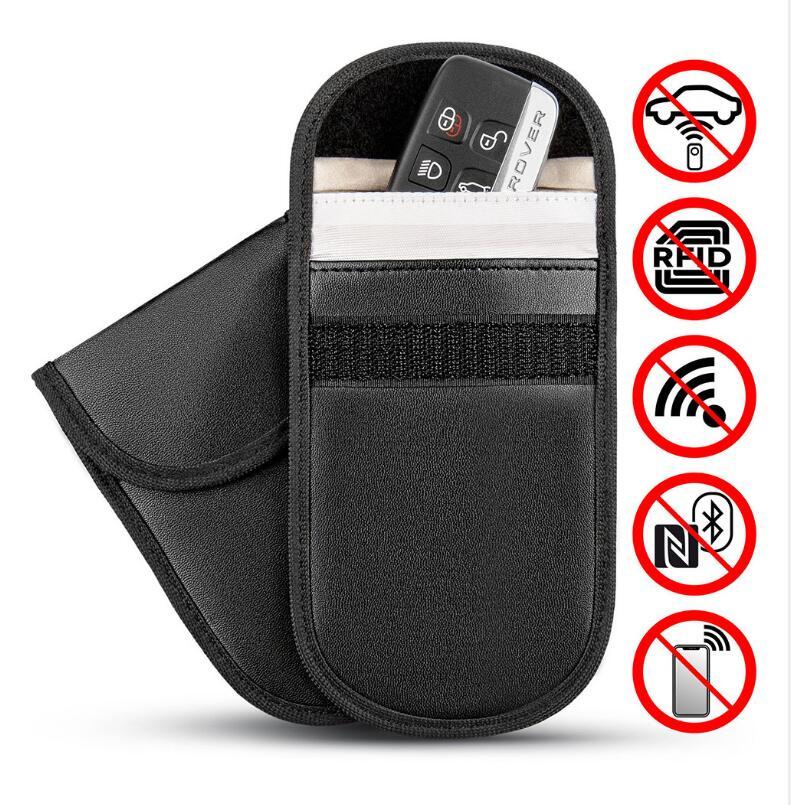 HKM-570771 Faraday Cage Car Key Signal Blocker Bag for RFID Protection and Anti-Radiation Shield