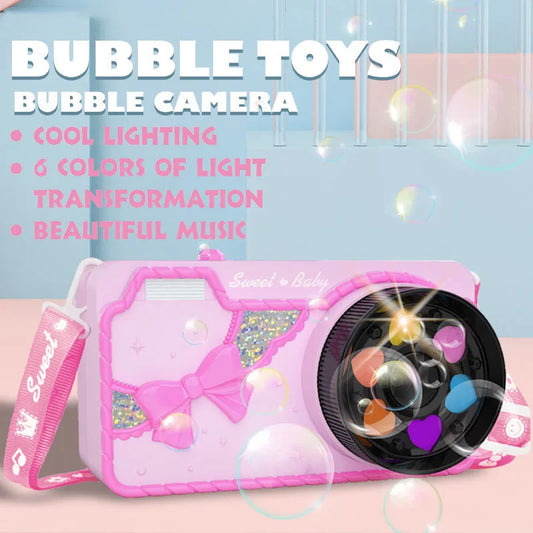 HKM-570771 Musical Bubble Camera Toy Set for Kids - Colorful Automatic Bubble Machine
