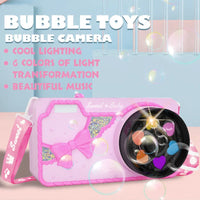 HKM-570771 Musical Bubble Camera Toy Set for Kids - Colorful Automatic Bubble Machine