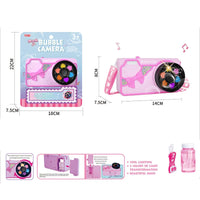 HKM-570771 Musical Bubble Camera Toy Set for Kids - Colorful Automatic Bubble Machine
