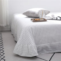 HKM-570835 Four-Piece Cotton Bedding Set with Reactive Printing - Includes Quilt Cover, Bed Sheets, and Pillowcases in Various Sizes