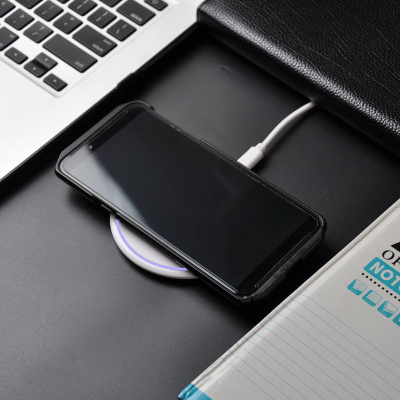 HKM-570899 10W Fast Charging Wireless Charger – Kd-20 with Indication Function and Micro USB Input, Black